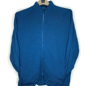 Z Zegna Techmerino Long Sleeve Full Zip Jacket XL
